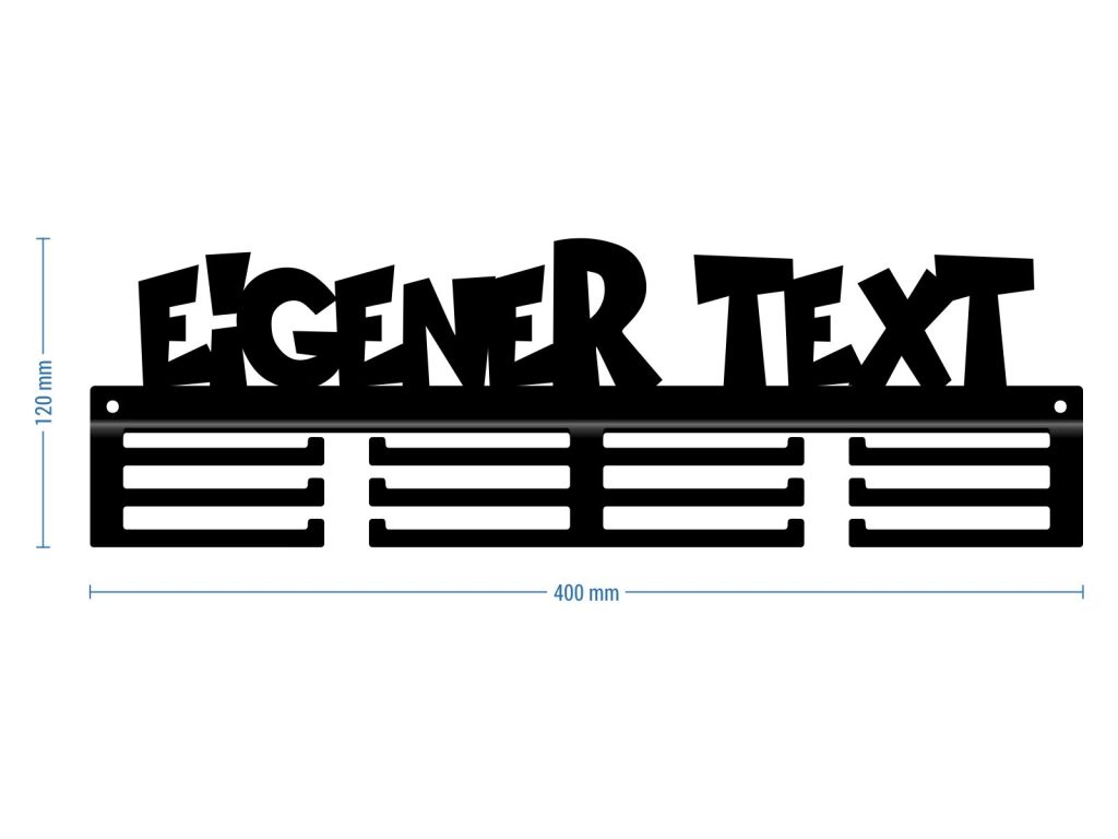 Medaillenhalter Eigener Text 40 cm - Image 3