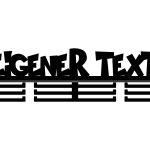 Medaillenhalter Eigener Text 60 cm