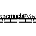 Medaillenhalter Übung macht den Meister 80 cm