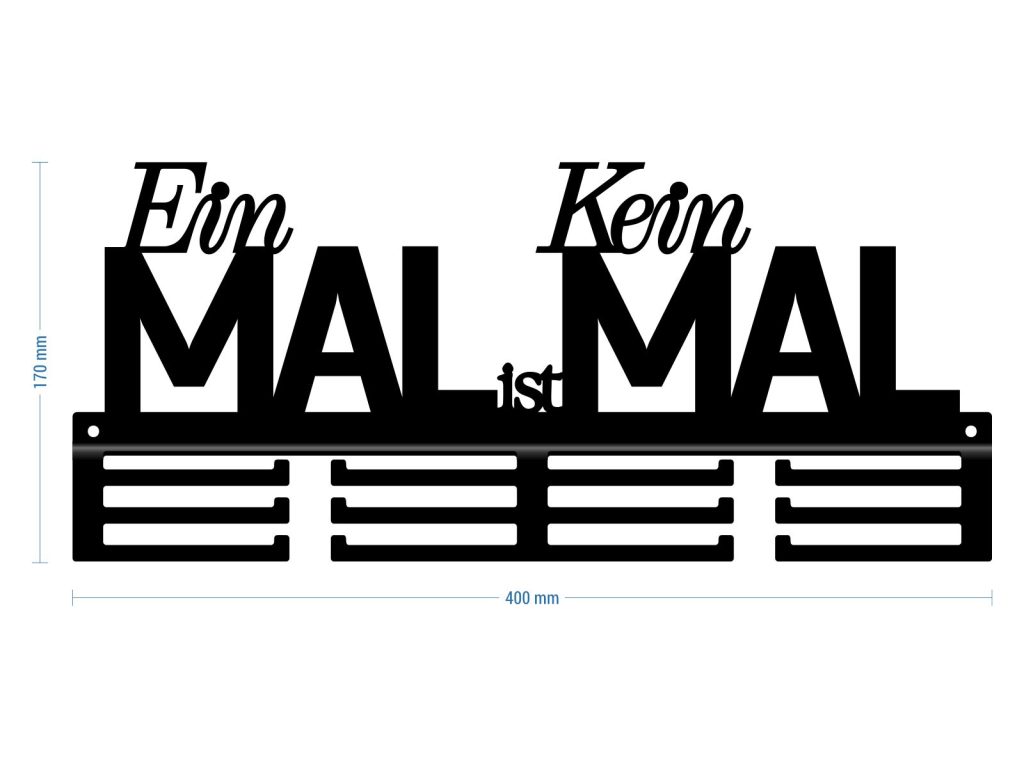 Medaillenhalter Einmal ist keinmal 40 cm - Image 3