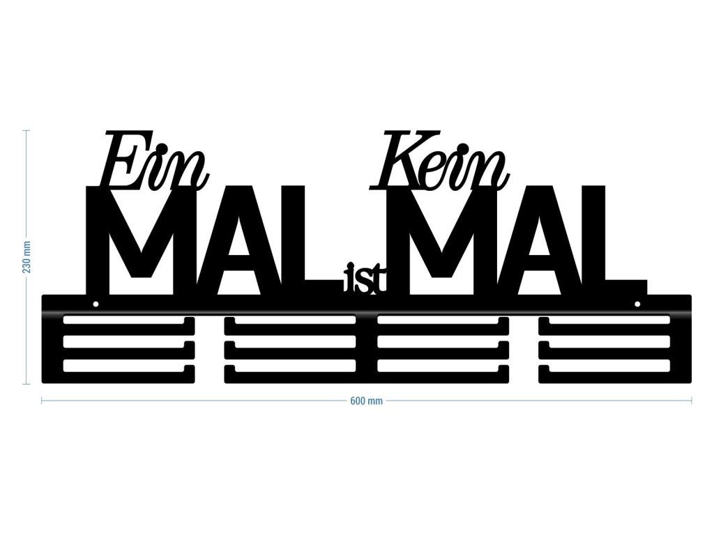 Medaillenhalter Einmal ist keinmal 60 cm - Image 3