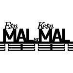 Medaillenhalter Einmal ist keinmal 80 cm