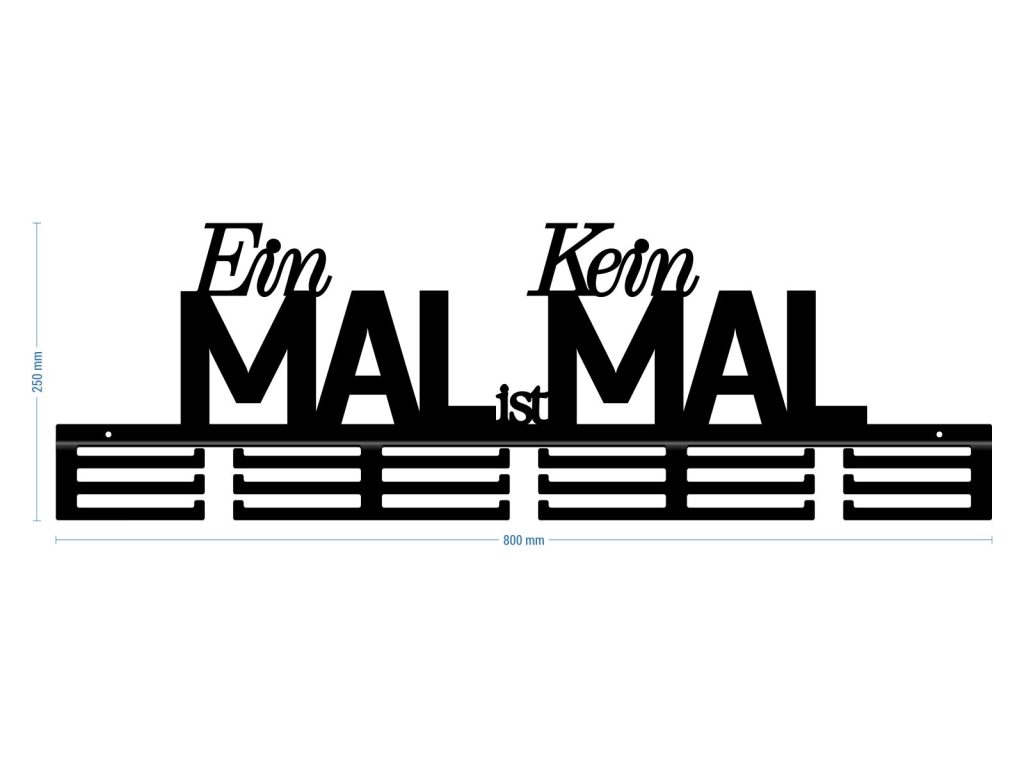 Medaillenhalter Einmal ist keinmal 80 cm - Image 3