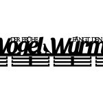 Medaillenhalter Der frühe Vogel fängt den Wurm 80 cm