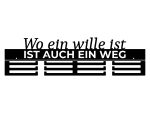 Medaillenhalter Wo ein Wille 60 cm