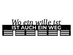 Medaillenhalter Wo ein Wille 80 cm