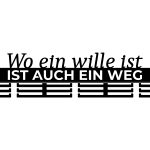 Medaillenhalter Wo ein Wille 80 cm