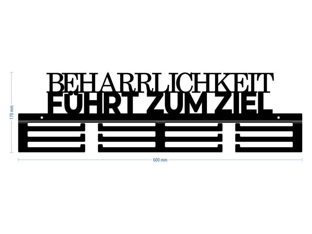 Medaillenhalter Beharrlichkeit führt zum Ziel 60 cm - Image 3