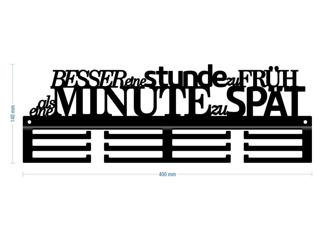 Medaillenhalter Besser eine Stunde 40 cm - Image 3