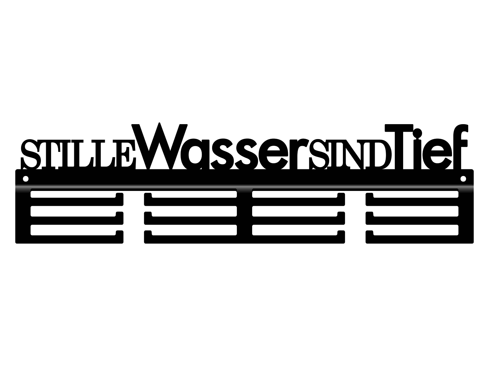 med231-40-cza Medaillenhalter Stille Wasser sind tief 40 cm - Image 1