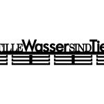 Medaillenhalter Stille Wasser sind tief 80 cm