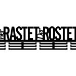 Medaillenhalter Wer rastet, der rostet 80 cm