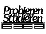 Medaillenhalter Probieren geht über Studieren 40 cm