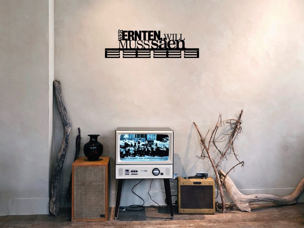 Medaillenhalter Wer ernten will, muss säen 80 cm - Image 2