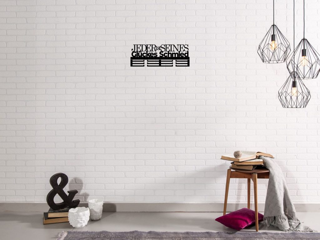 Medaillenhalter Jeder ist seines Glückes Schmied 40 cm - Image 2