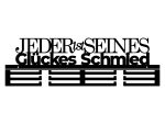 Medaillenhalter Jeder ist seines Glückes Schmied 60 cm