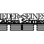 Medaillenhalter Jeder ist seines Glückes Schmied 60 cm