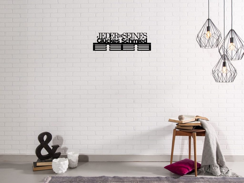 Medaillenhalter Jeder ist seines Glückes Schmied 60 cm - Image 2