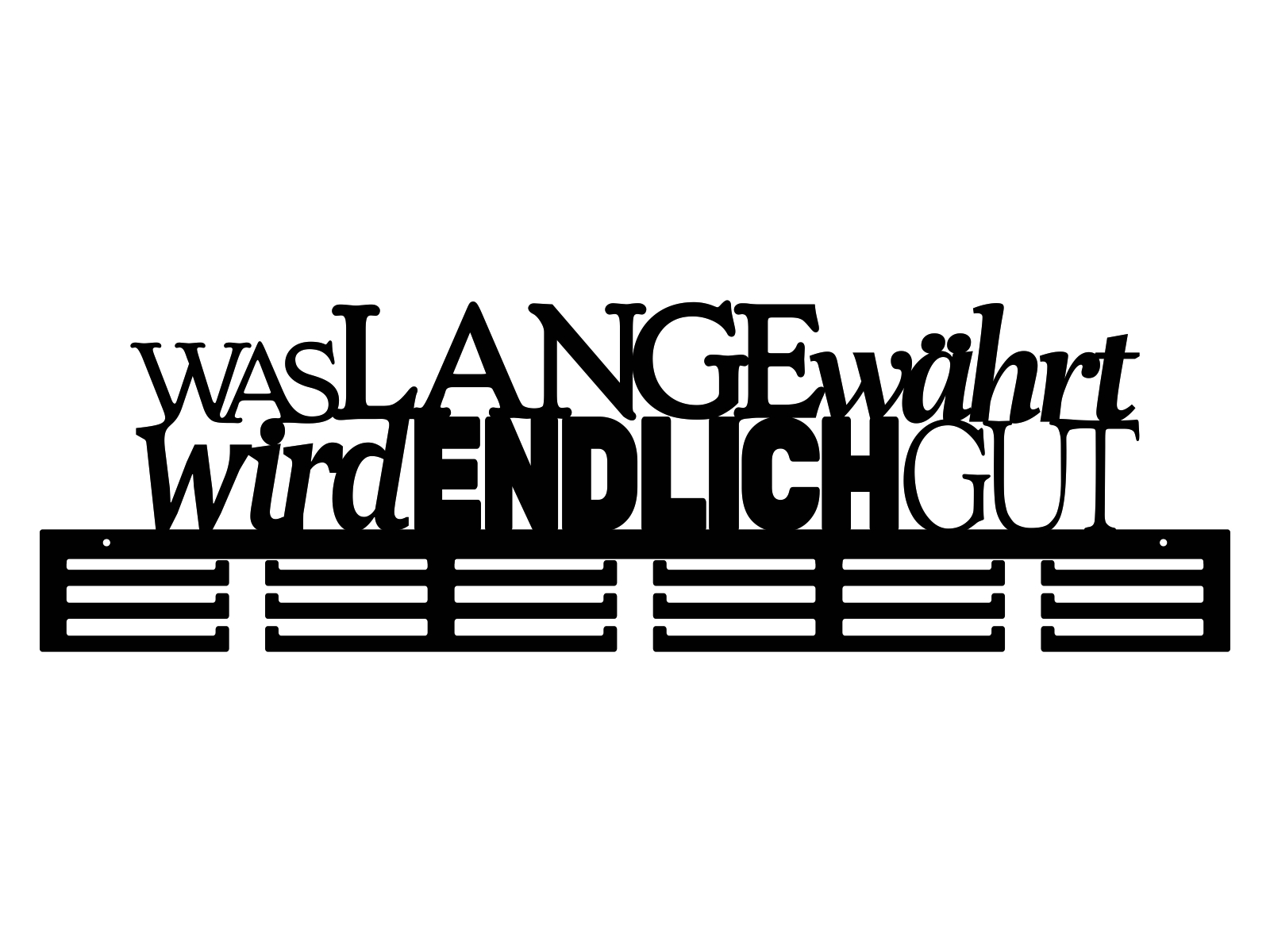 med239-80-cza Medaillenhalter Was lange währt, wird endlich gut 80 cm - Image 1