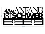 Medaillenhalter Alles Anfang ist schwer 40 cm - Image 3