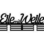 Medaillenhalter Eile mit Weile 60 cm