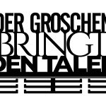 Medaillenhalter Der Groschen bringt den Taler 40 cm