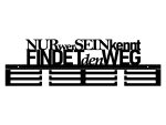 Medaillenhalter Nur wer sein Ziel kennt 60 cm