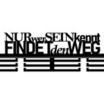 Medaillenhalter Nur wer sein Ziel kennt 60 cm