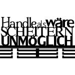 Medaillenhalter Handle, als wäre Scheitern unmöglich 60 cm