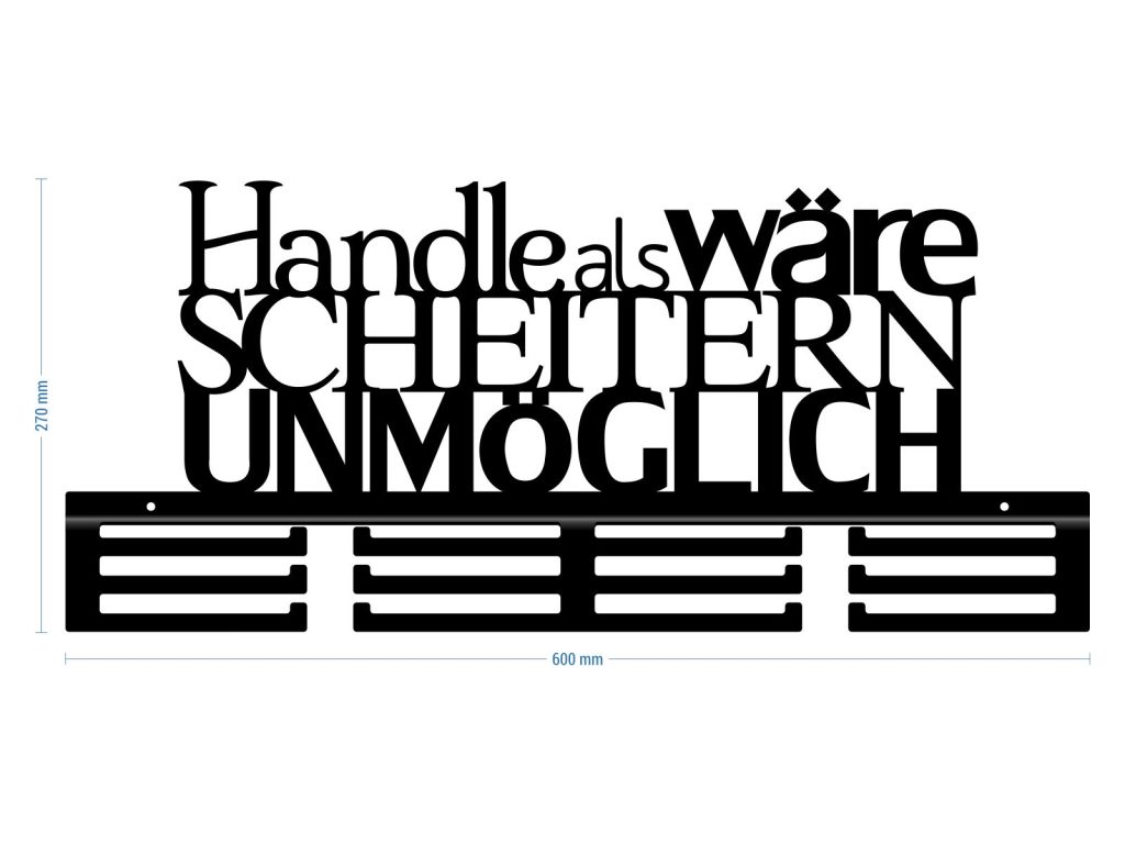 Medaillenhalter Handle, als wäre Scheitern unmöglich 60 cm - Image 3