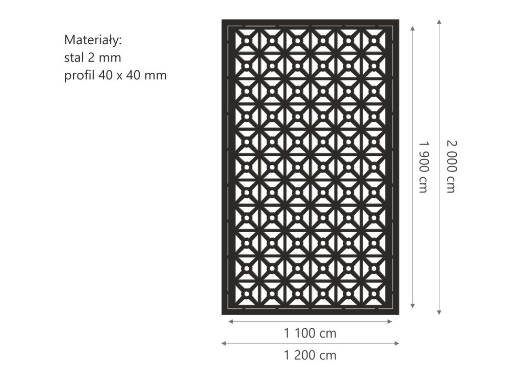 Sichtschutzzaun neu 1 1,2m x 2m - Image 2