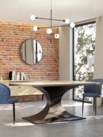 Tischbein aus Metall Sanduhr Loft M - Image 3