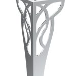 Schrankfuß Louis chrom