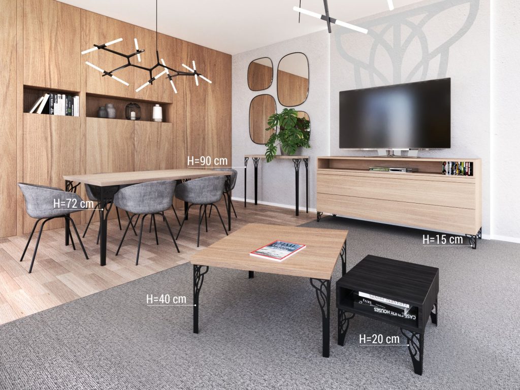 Tischbein Louis 72 cm - Image 3