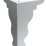 Palace Möbelbein in Chrom