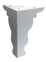 Palace Möbelbein in Chrom