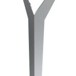 Moderna Möbelbein in Chrom