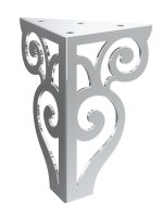 Sara Möbelbein in Chrom