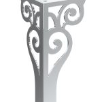 Schrankbein Sara chrom