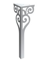 Tischbein Sara Chrom