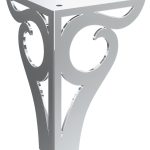 Möbelbein Gian Chrom