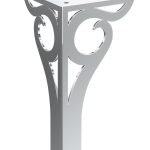 Schrankfuß Gian chrom