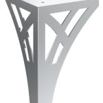 Korpusbein Maßwerk Chrom