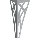 Maßwerk Tischbein Chrom