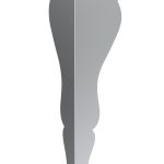 Tischbein Henry chrom