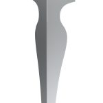 Bein für Ernest Tisch Chrom