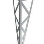 Bein für Polygon Tisch Chrom