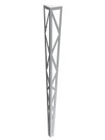 Konsolenfuß Polygon chrom