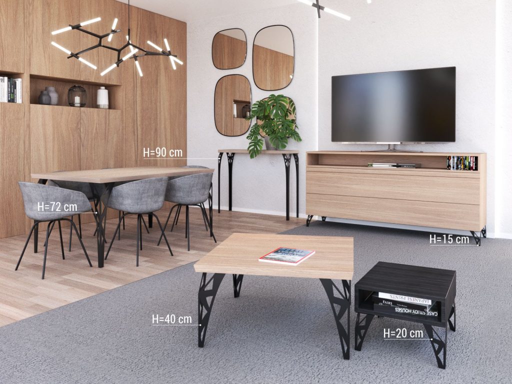 Couchtischbein Lobster 40 cm - Image 3