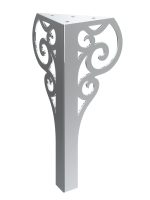 Royal Möbelbein in Chrom